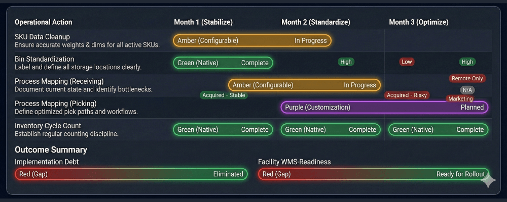 A clear picture of what your operation actually needs to fit